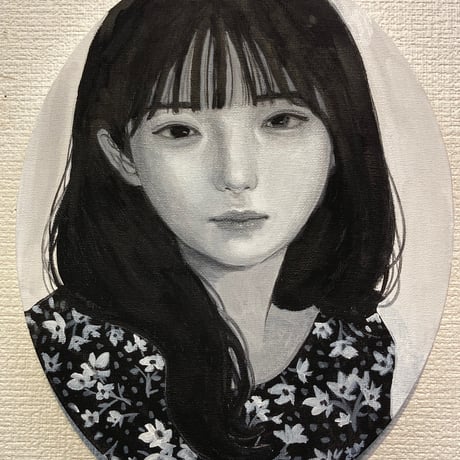 むらまつちひろ　「ucheal」　30×24cm 円形