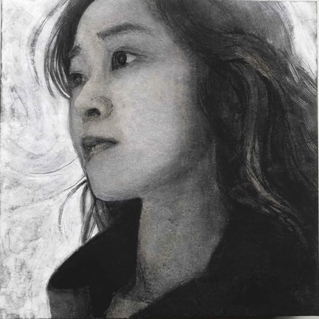 中野めぐみ　「兰 VII」　25×25cm