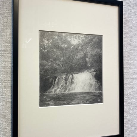 伊藤尚尋 「滝- 差し込む光」   18×20cm　Ito Naohiro