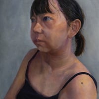 真島 柊   「跡　Traces」   F3号     Mashima  Shu    (27.3×22.0cm)