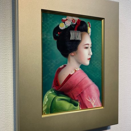 川上憲一　「優 深」　F4号