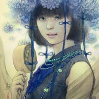 松平一民   「せおりつひめ」 25.5×40.5cm     Matsudaira Kazutami