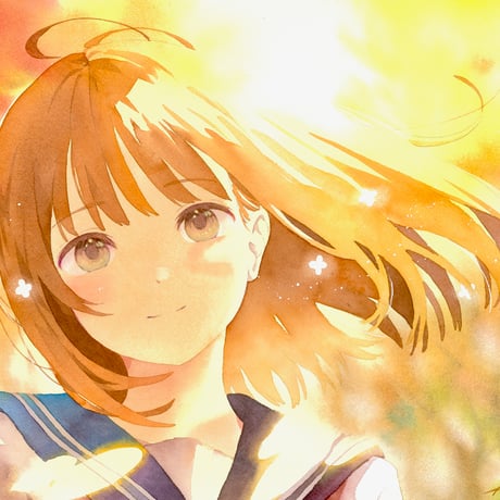 青瀬きいろ  「ときめく方へ」   F6号　(31.8×41.0cm)　Aose  Kiiro