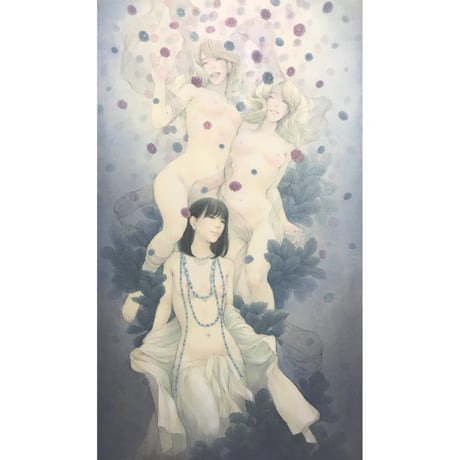松平一民   「宗像三神」　 75.0×45.0cm     Matsudaira Kazutami