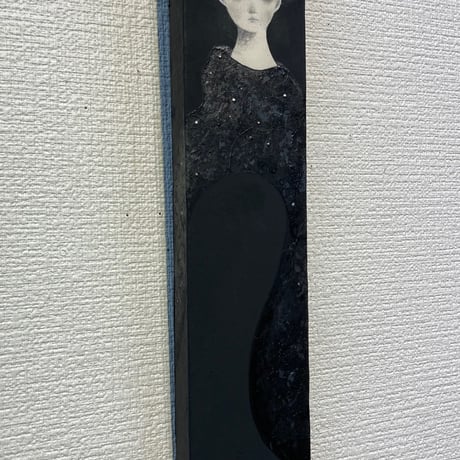 青木香織　「鉛色の雲」　短冊