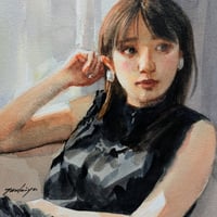 小野月世  「小春日和」 3号　(27×22cm)　Ono  Tsukiyo