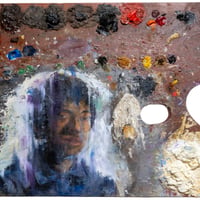 真島 柊   「自画像  self-portrait」   46.3×53.0cm     Mashima  Shu