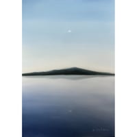 苛原 治  「湖」  サムホール　Irahara Osamu   22.7×15.8cm