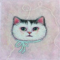 萬ひとみ  「Sの肖像」   Sサムホール　(22.7×22.7cm)　Yorozu Hitomi