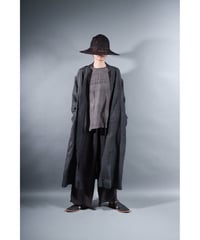 1.Silk robe / Silk khadi / Size 1 / Charcoal gray