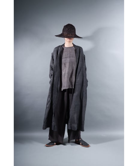 1.Silk robe / Silk khadi / Size 1 / Charcoal gray