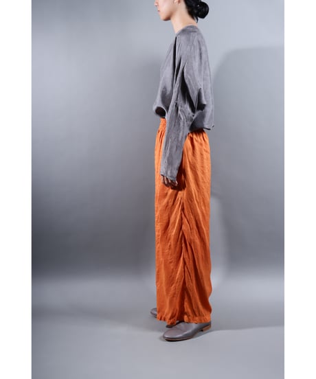 3.Lumo pants / Silk khadi / Persimon orange