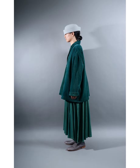 1.Loofah jaket sp / Organic cotton corduroy / size2 / Forest green