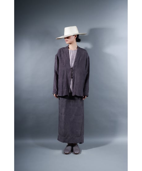 2.Haori / Silk khadi / size1 / Reddish gray
