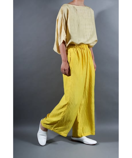 3.Lumo pants / Silk khadi / Sunshine yellow