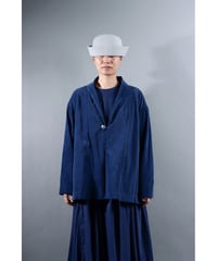 1.Loofah jaket sp / Organic cotton corduroy / size1 / Ryukyu indigo
