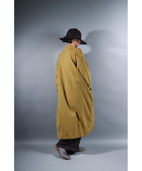 1.Summer robe / Organic cotton twill / size1 / Ochre
