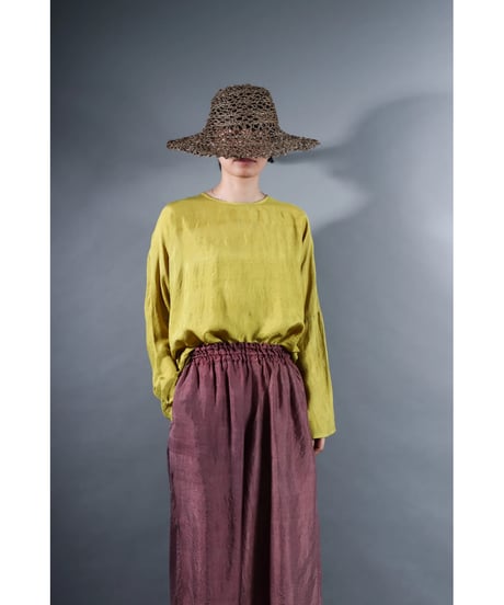 3.Fendo / Long sleeve tops / Silk khadi / Mustard