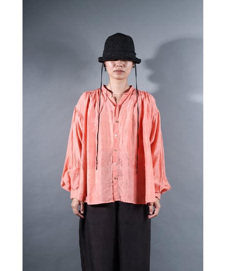 2.Stella blouse / Silk khadi / Sunset pink