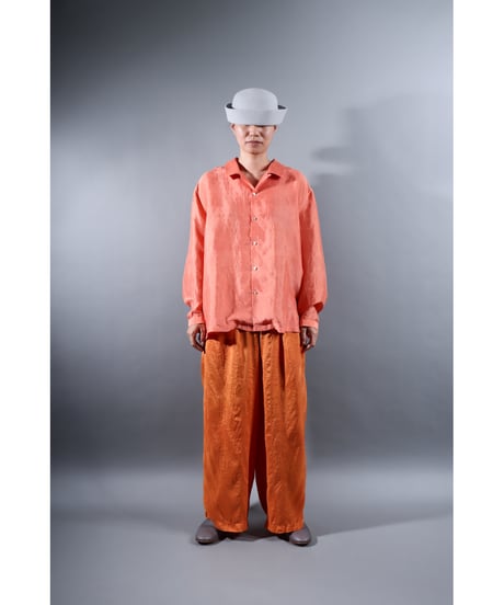 １.Kolumo Long sleeve / Silk khadi / size1 / Sunset pink
