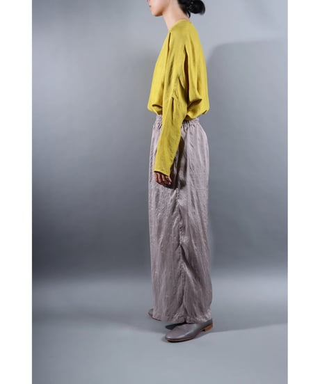 5.Lumo pants / Silk khadi / Silver gray