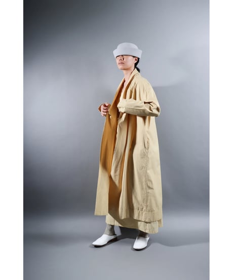 1.Robe coat / Organic cotton Typewriter / Size1 / Clove