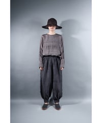 4.Lumo balono / pants / Silk khadi / Dark Charcoal