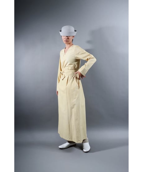 2.Pasan  / Coat dress / Organic cotton / size2 / Clove