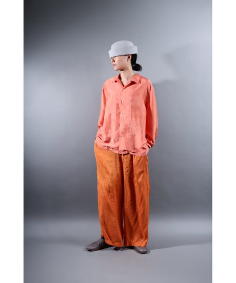 １.Kolumo Long sleeve / Silk khadi / size1 / Sunset pink