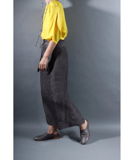 2.Tibetan skirt / Silk khadhi / Iron gray