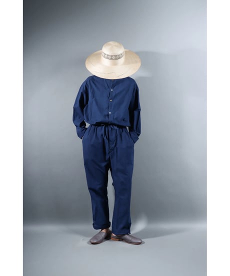 2.Tutoj Jumpsuits / sp / Size2 / typewriter / Evening blue