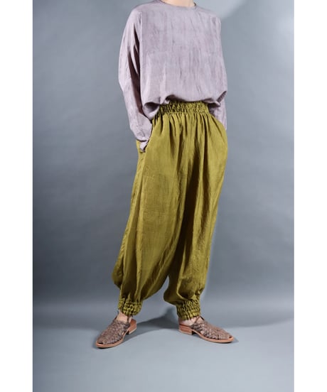 1.Lumo balono / pants /Silk khadi / Gold