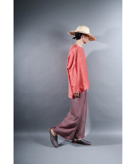 1.Lumo pants / Silk khadi / Grayish purple
