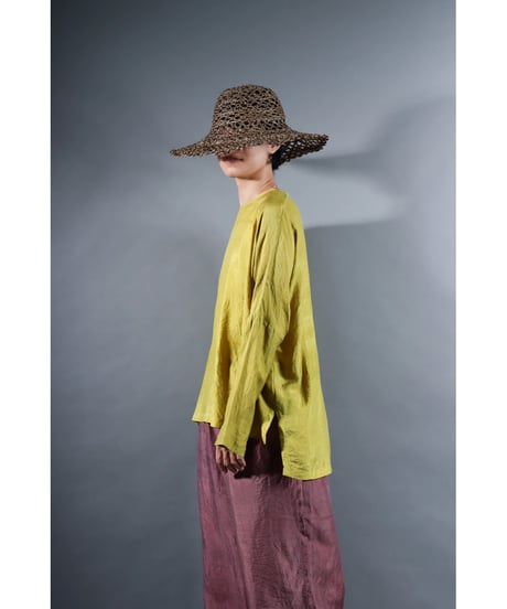 3.Fendo / Long sleeve tops / Silk khadi / Mustard