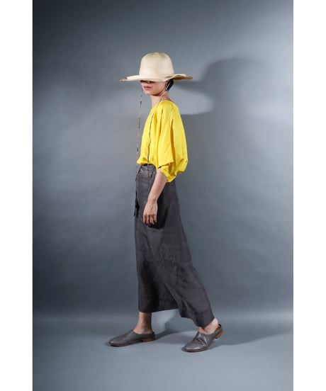 2.Tibetan skirt / Silk khadhi / Iron gray