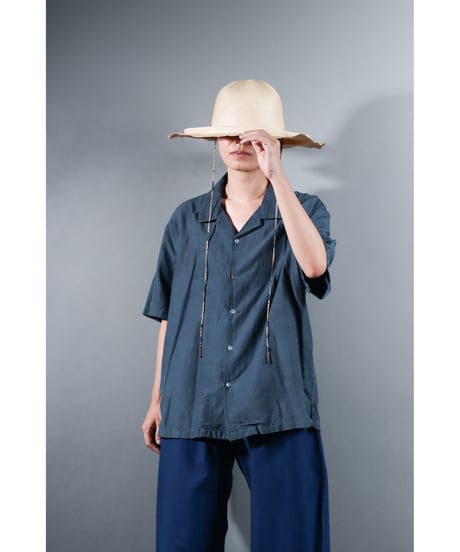 1.Kolumo / size1 / cotton silk / Silver blue