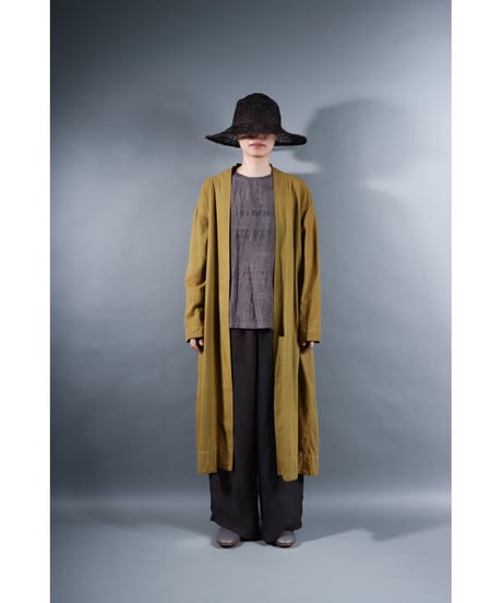 1.Summer robe / Organic cotton twill / size1 / Ochre