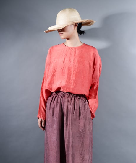 5.Fendo / Long sleeve tops / Silk khadi / Berry pink