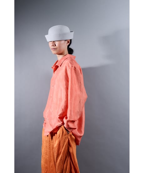 １.Kolumo Long sleeve / Silk khadi / size1 / Sunset pink