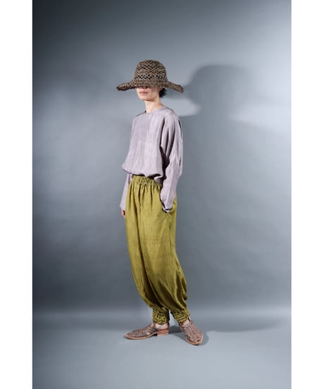 1.Lumo balono / pants /Silk khadi / Gold