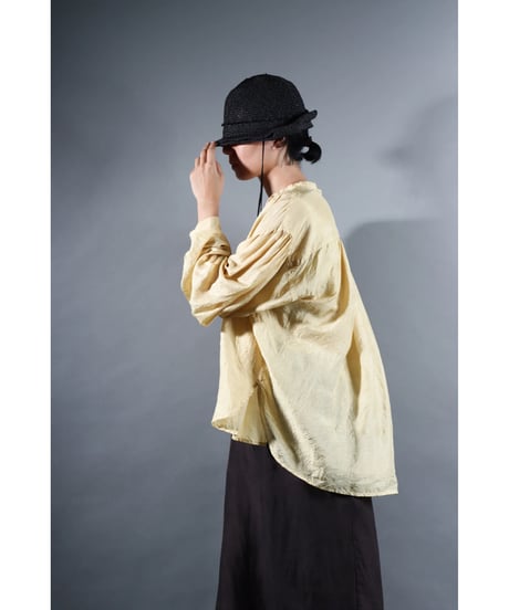 1.Stella blouse / Silk khadi / Clove