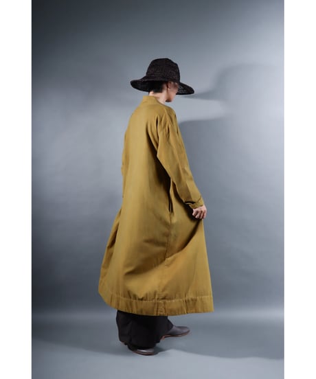 1.Summer robe / Organic cotton twill / size1 / Ochre