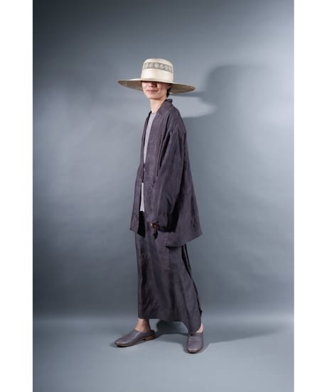1.Haori / Silk khadi / size 2 / Reddish gray