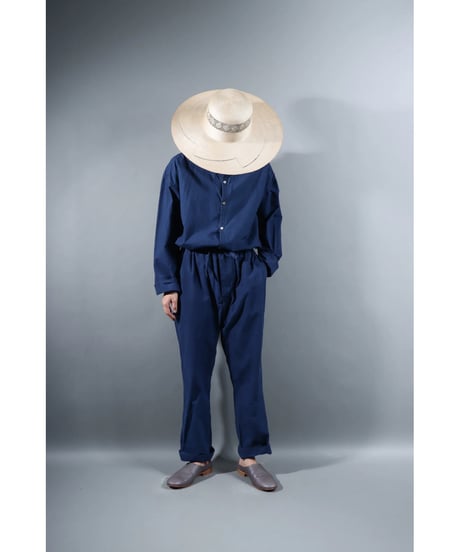 2.Tutoj Jumpsuits / sp / Size2 / typewriter / Evening blue