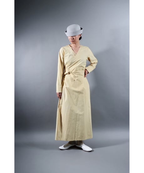 2.Pasan  / Coat dress / Organic cotton / size2 / Clove
