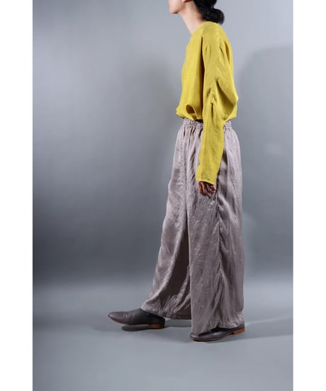 5.Lumo pants / Silk khadi / Silver gray