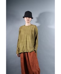 6.Fendo / Long sleeve tops / Silk khadi / Khaki