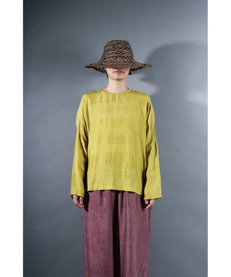 3.Fendo / Long sleeve tops / Silk khadi / Mustard