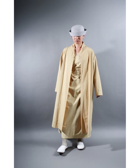 1.Robe coat / Organic cotton Typewriter / Size1 / Clove