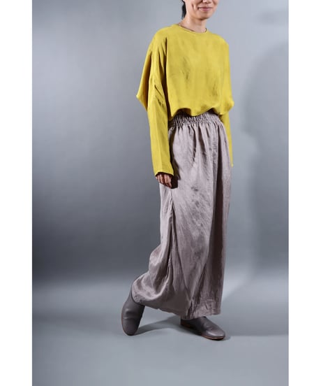 5.Lumo pants / Silk khadi / Silver gray